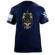 Operator Skull Fullcolor Ink T-shirt Shirts 87219-S-NAVY