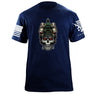 Operator Skull Fullcolor Ink T-shirt Shirts 87219-S-NAVY