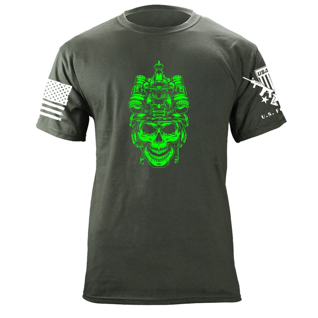 Operator Skull Neon T-Shirt Shirts 87218-S-MG
