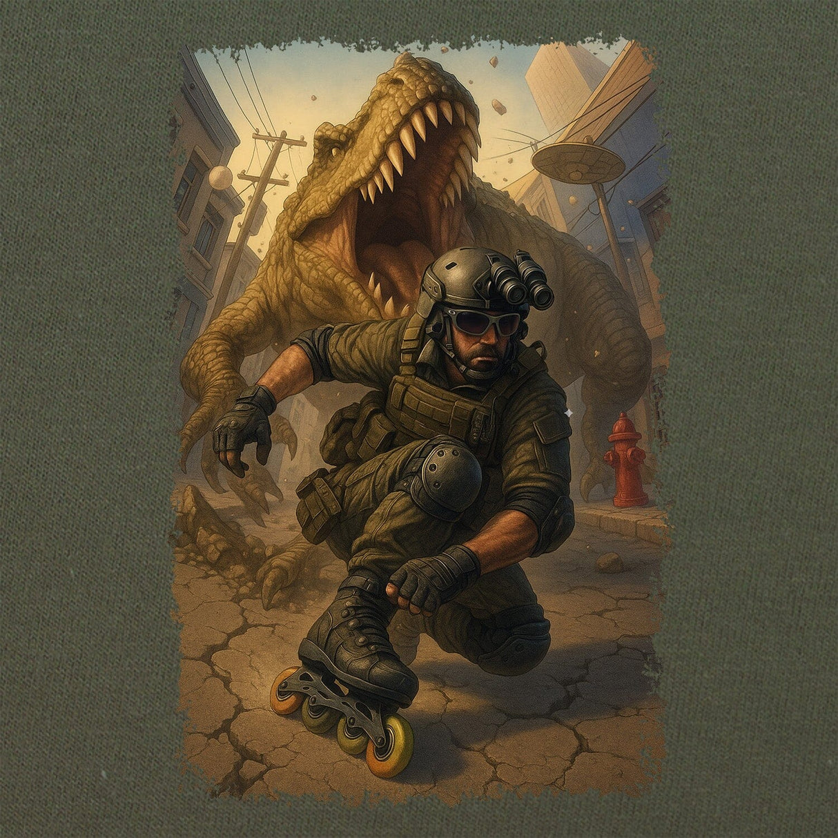 Operation Roller Blades T-Shirt Shirts 