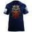 Operator Redbeard Skull T-Shirt Shirts 88210-S-NAVY