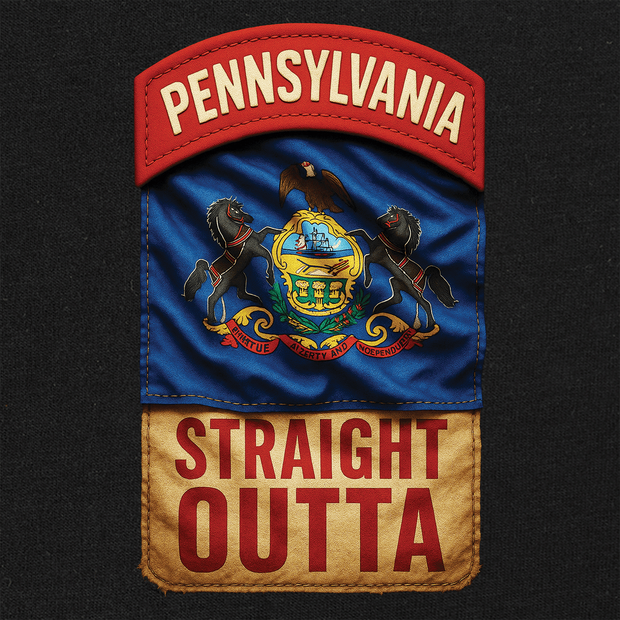 State Tab Shirt: Pennsylvania Shirts 