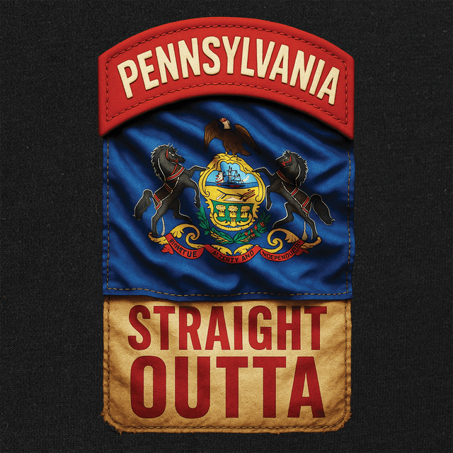 State Tab Shirt: Pennsylvania Shirts 