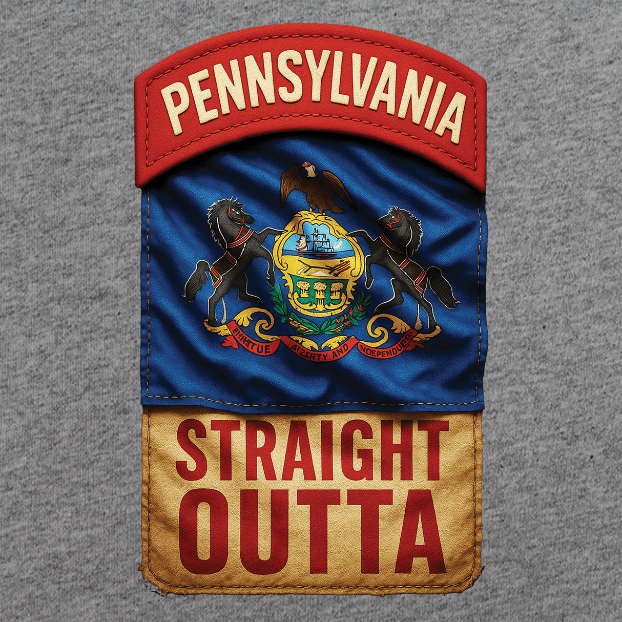 State Tab Shirt: Pennsylvania Shirts 
