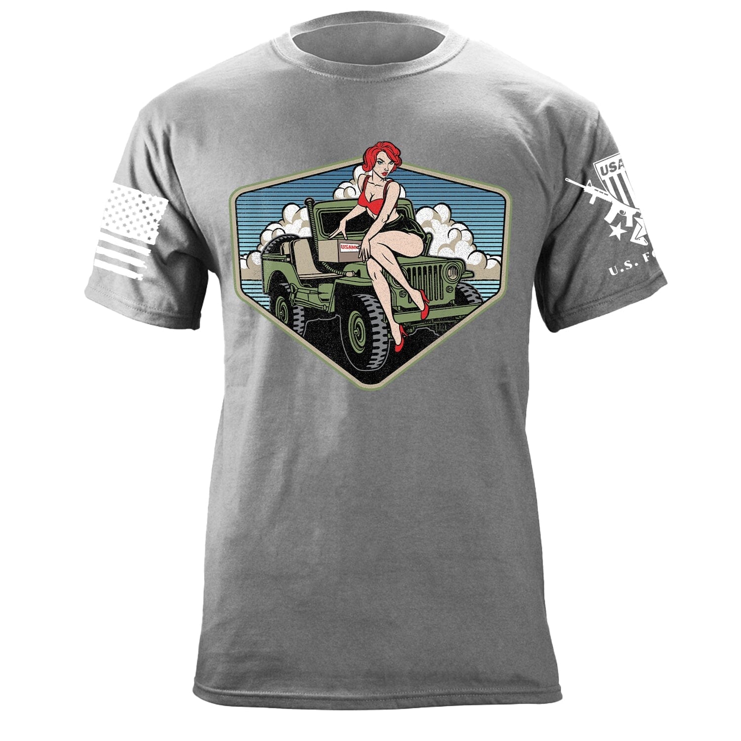 Pinup Girl Jeep T-Shirt – USAMM