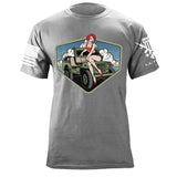 Pinup Girl Jeep T-Shirt Shirts 87169-S-HG
