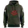 Pirate Skull Hoodie Hoodies 100214-S-MG