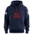 Pirate Skull Hoodie Hoodies 100214-S-NAVY
