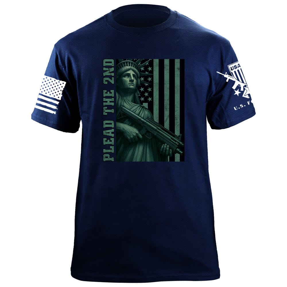 Plead the 2nd T-Shirt Shirts 87297-S-NAVY