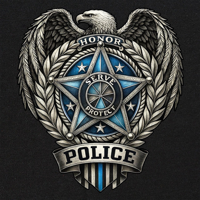 Police Shield T-Shirt Shirts 