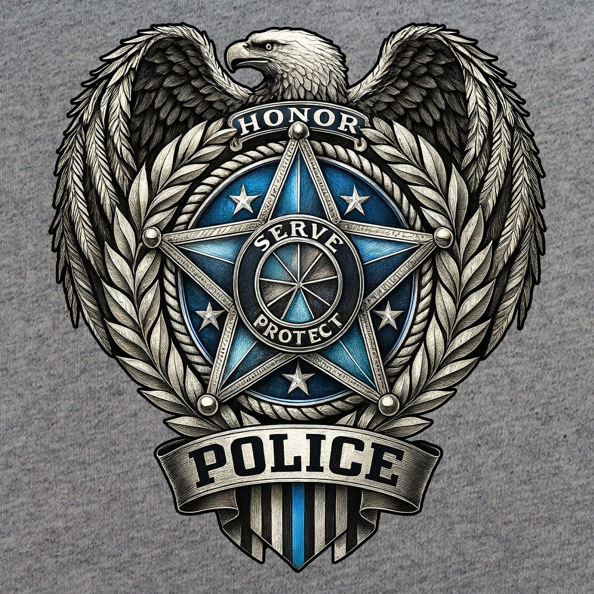 Police Shield T-Shirt Shirts 
