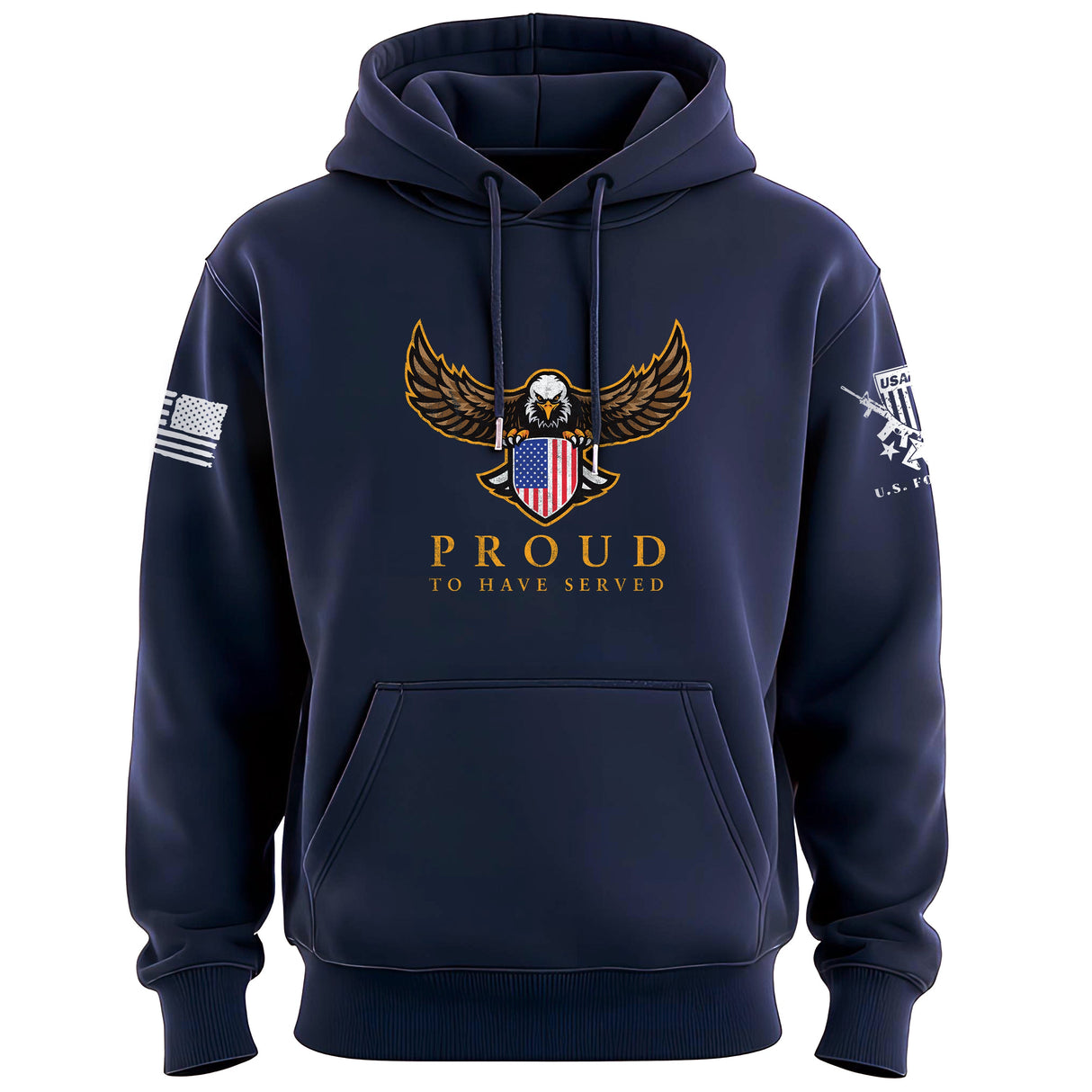 Proud To Have Served Eagle and Shield Hoodie