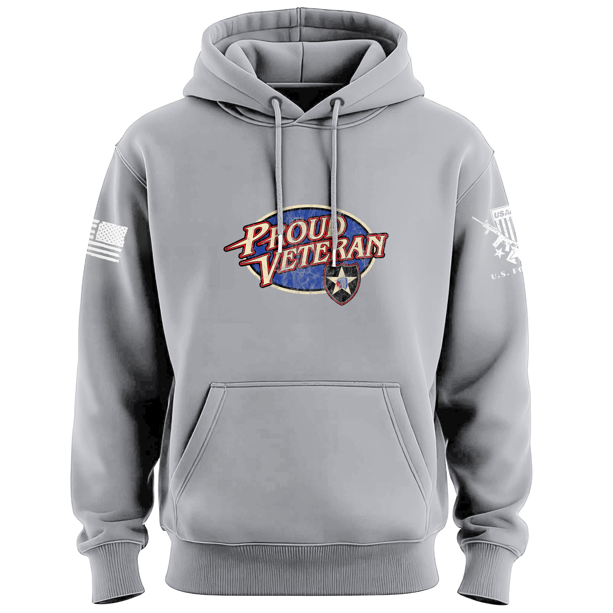 Proud Vet 2nd infantry Hoodie