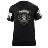 Proud Veteran Graphic T-shirt Shirts 87247-S-BK