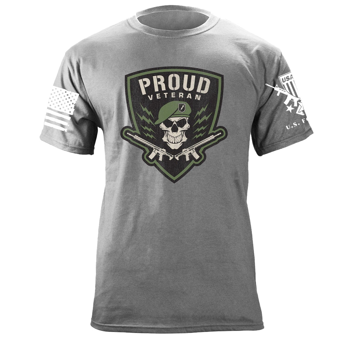 Proud Veteran Graphic T-shirt Shirts 87247-3XL-HG