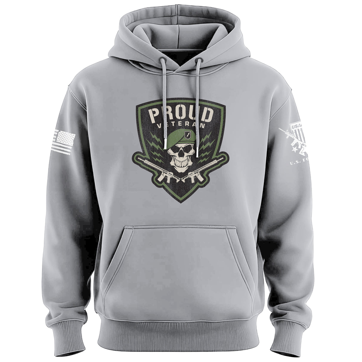 Proud Veteran Graphic Hoodie