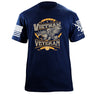 Proud Vietnam Veteran Eagle T-Shirt Shirts 87207-S-NAVY