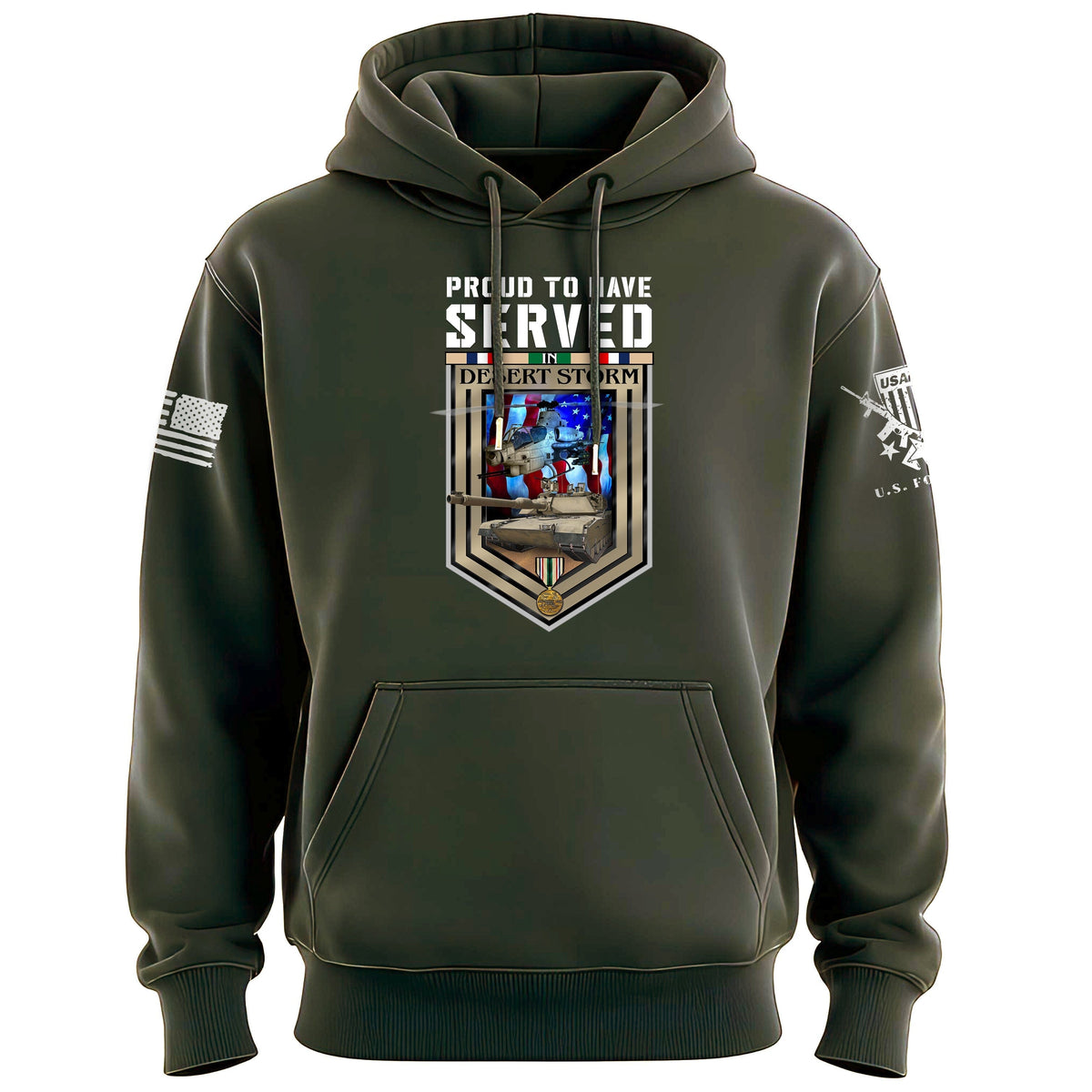 Proud to Have Served in Desert Storm Hoodie Hoodies 100219-S-MG