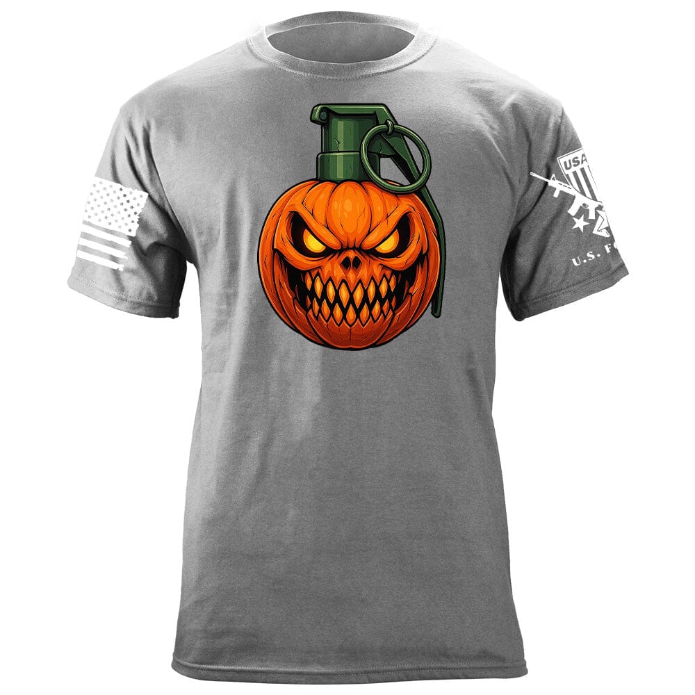 Pumpkin Grenade T-Shirt Shirts 87282-S-HG