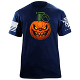 Pumpkin Grenade T-Shirt Shirts 87282-S-NAVY