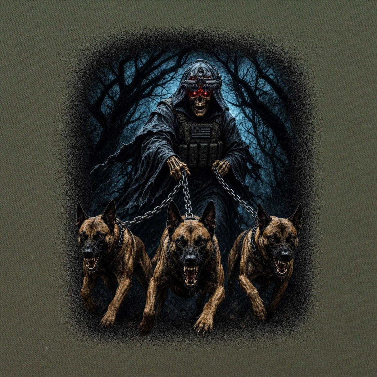 Reaper K9 Handler T-Shirt Shirts 