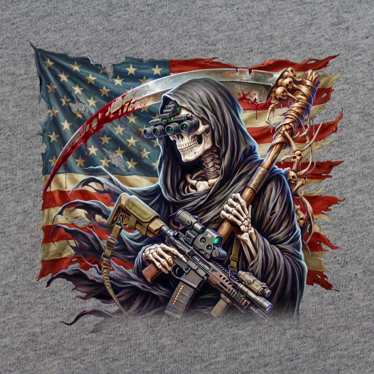 Reaper US Flag T-Shirt Shirts 