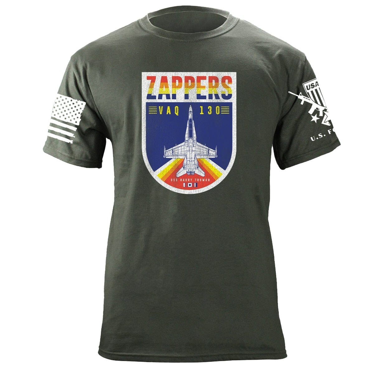 Retro Zappers VAQ130 Aviation Graphic T-shirt Shirts 87243-3XL-MG
