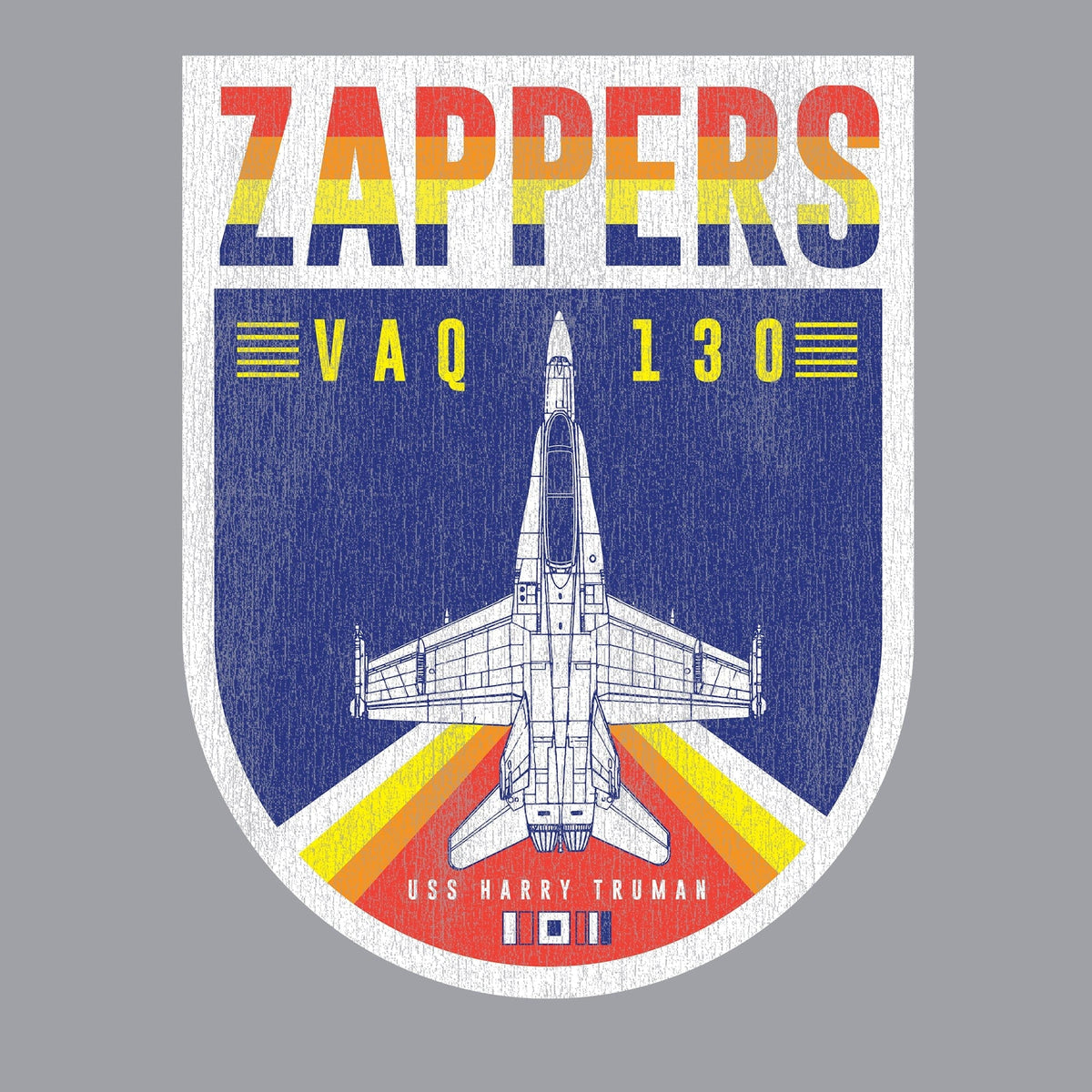 Retro Zappers VAQ130 Aviation Graphic Hoodie Hoodies 