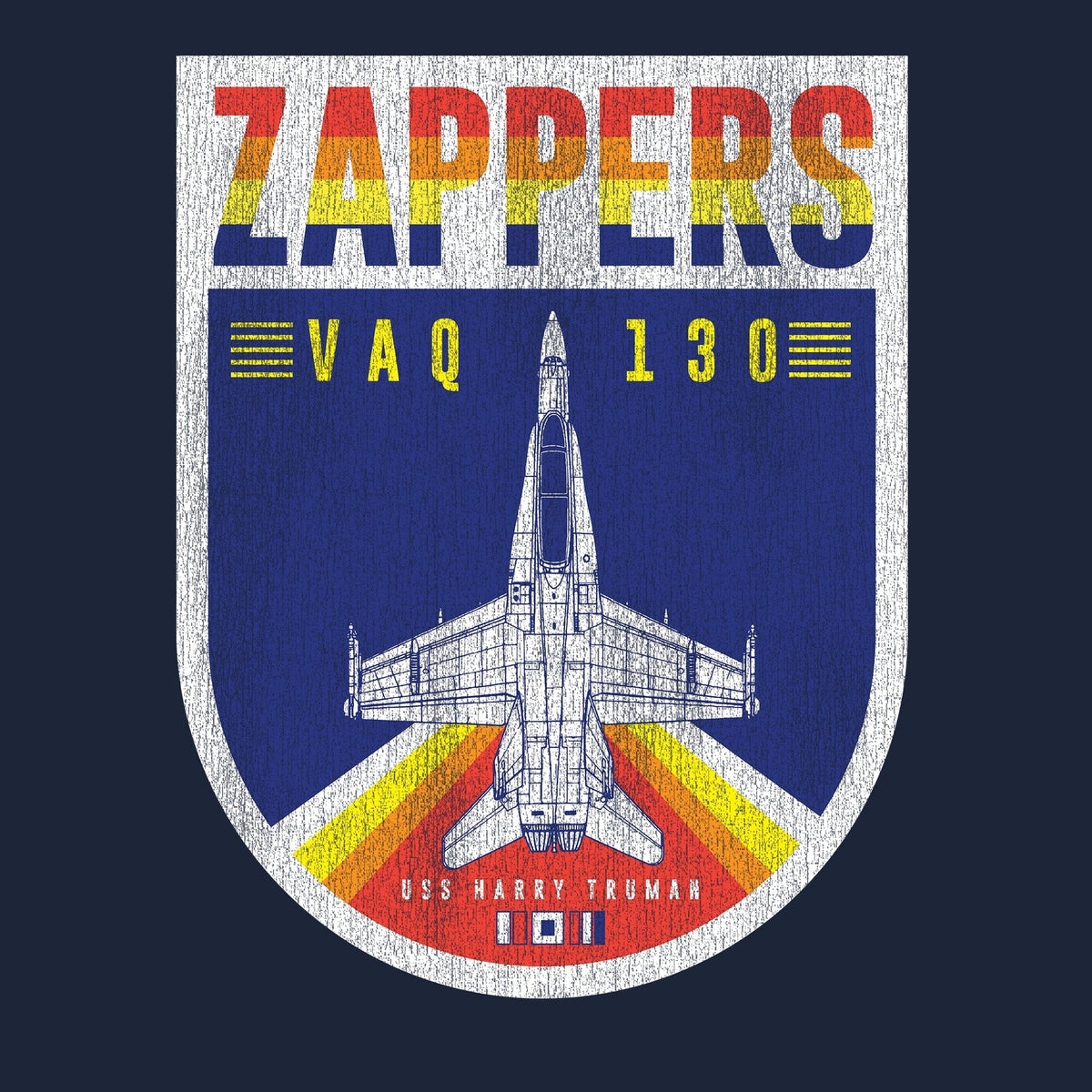 Retro Zappers VAQ130 Aviation Graphic Hoodie Hoodies 