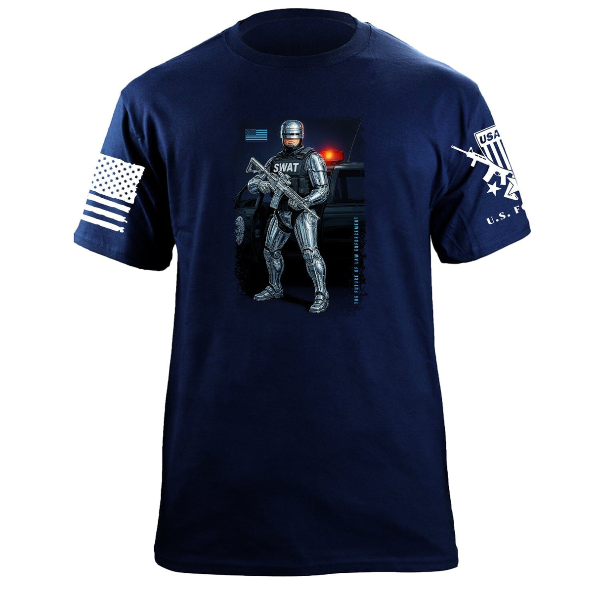 Robocop T-Shirt Shirts 87449-S-NAVY