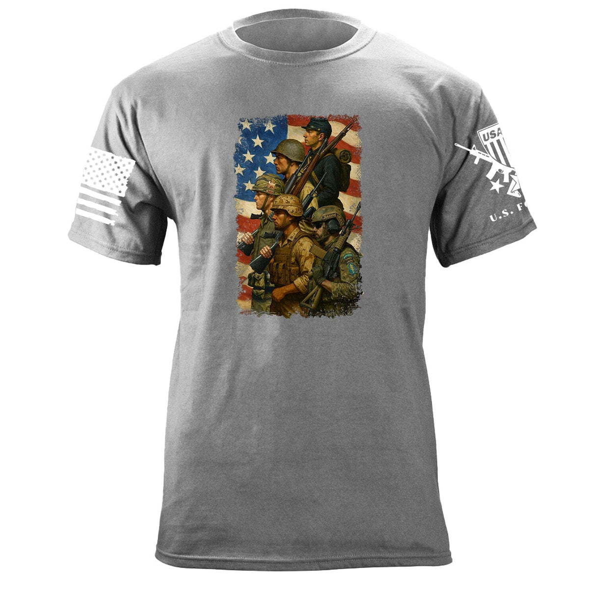 Rockwell Soldier 2 T-Shirt Shirts 87402-S-HG