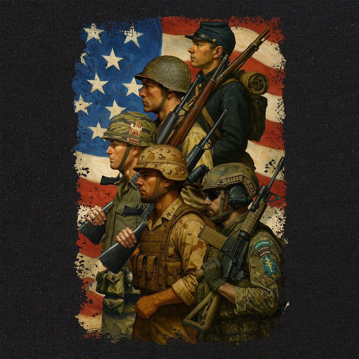 Rockwell Soldier 2 T-Shirt Shirts 