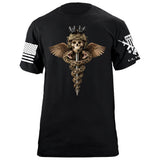 Rod of Asclepius T-Shirt Shirts 88087-S-BK