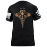 Rod of Asclepius T-Shirt Shirts 88087-S-BK