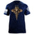Rod of Asclepius T-Shirt Shirts 88087-S-NAVY