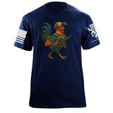 Rooster Comic Book T-Shirt Shirts 87404-S-NAVY