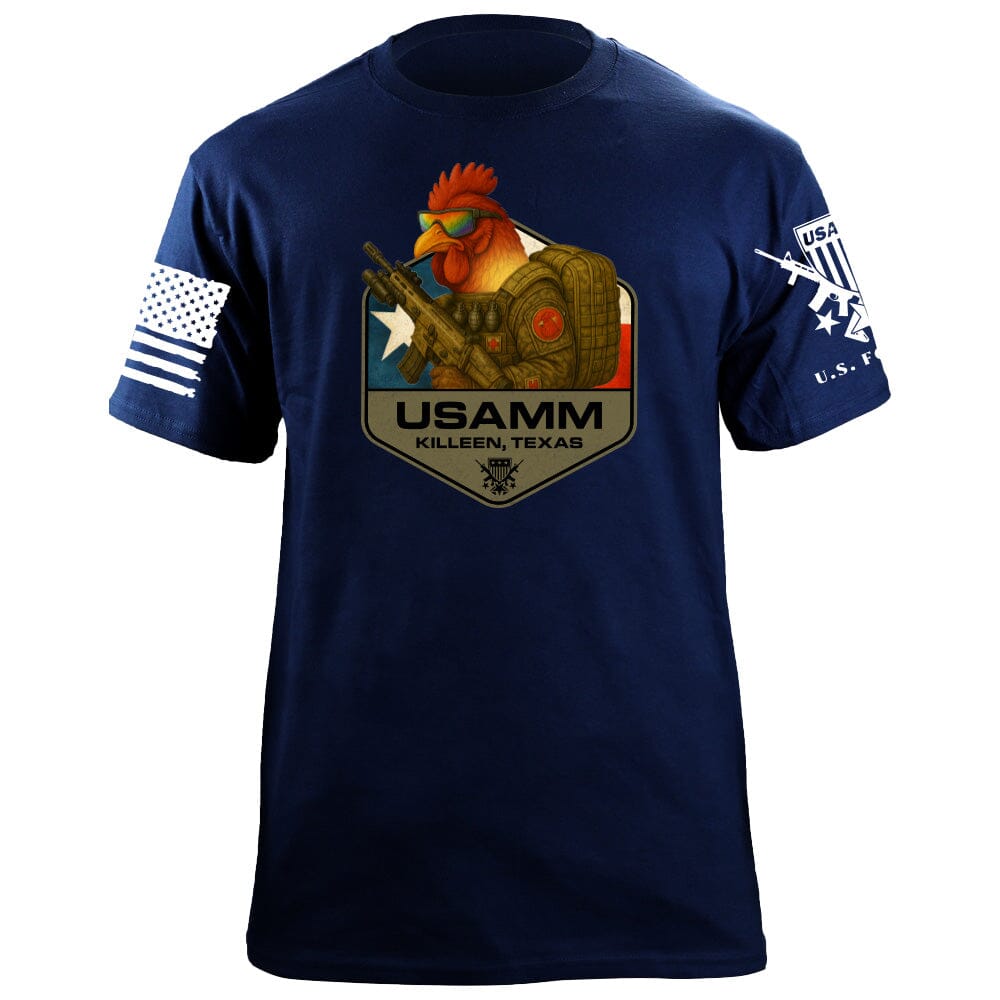 Rooster Operator Polygon Texas T-Shirt Shirts 86374-S-NAVY