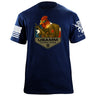 Rooster Operator Polygon Texas T-Shirt Shirts 86374-S-NAVY