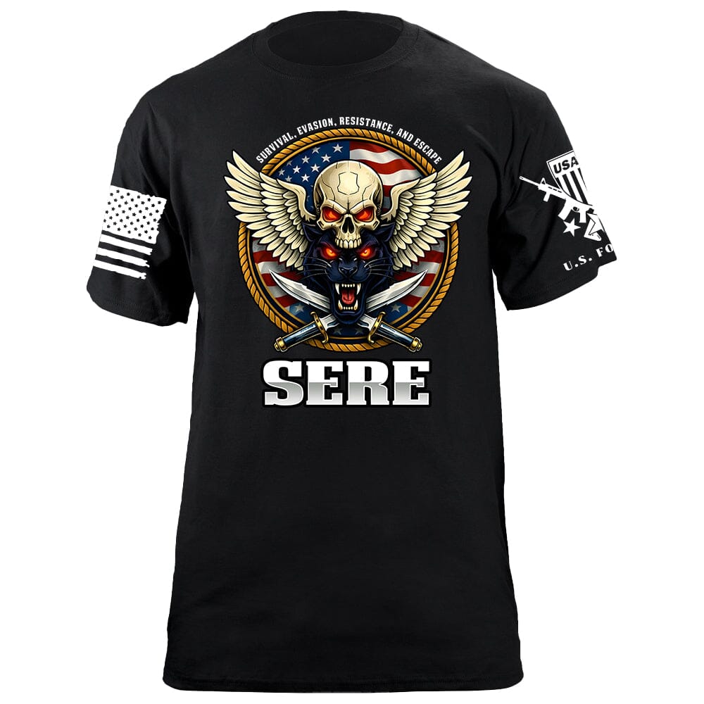 SERE Skull T-Shirt Shirts 88088-S-BK