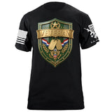 Veteran Shield T-Shirt Shirts 88222-S-BK