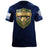 Veteran Shield T-Shirt Shirts 88222-S-NAVY