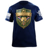 Veteran Shield T-Shirt Shirts 88222-S-NAVY