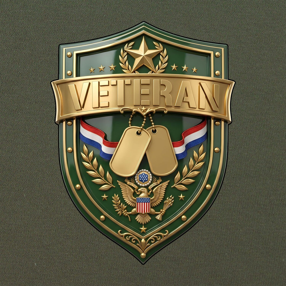 Veteran Shield T-Shirt Shirts 