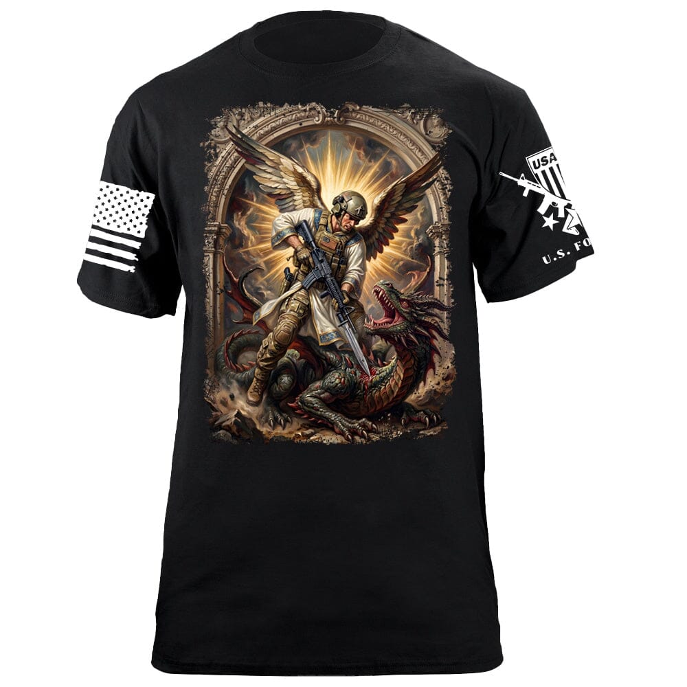St. George the Dragonslayer T-Shirt Shirts 88225-S-BK
