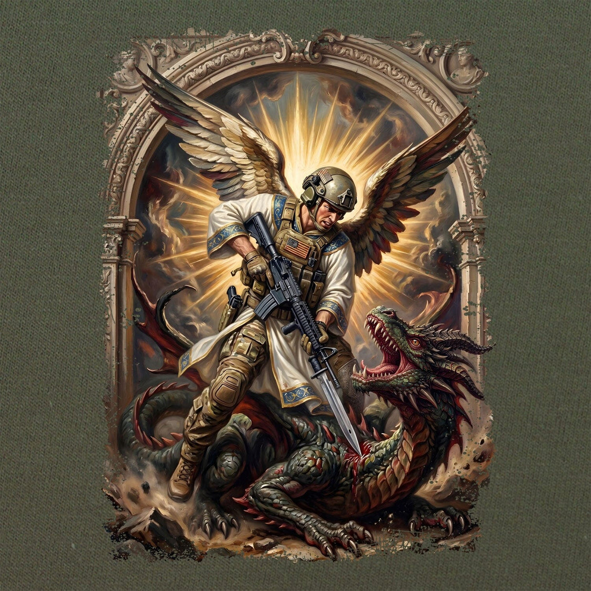 St. George the Dragonslayer T-Shirt Shirts 
