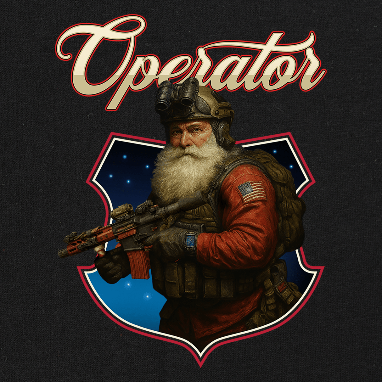 Operator Santa Variant T-Shirt Shirts 