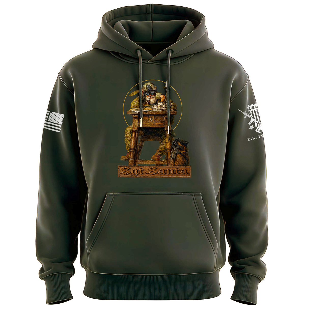 Sgt. Santa Rockwell Hoodie