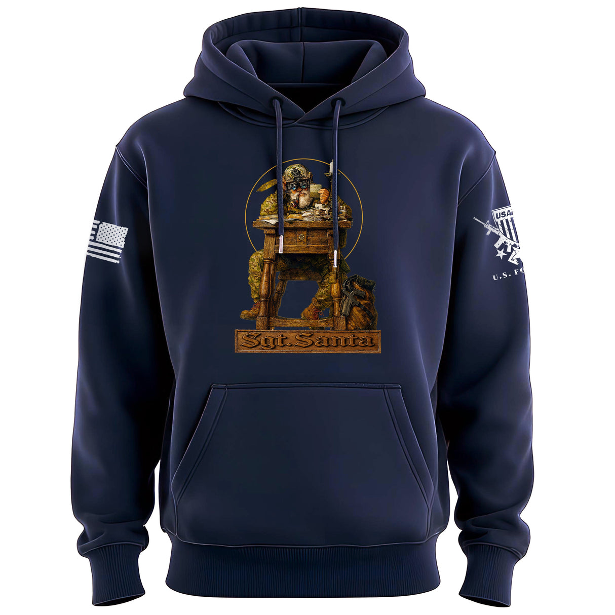 Sgt. Santa Rockwell Hoodie