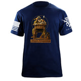 Sgt. Santa Rockwell T-Shirt Shirts 87289-S-NAVY
