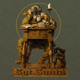 Sgt. Santa Rockwell T-Shirt Shirts 